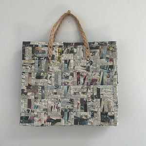 VINTAGE newspaper bag